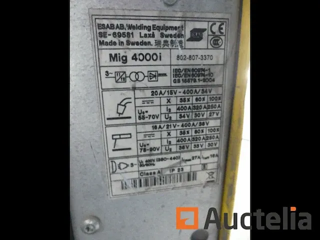 Lasapparaat esab mig 4001 - afbeelding 11 van  15