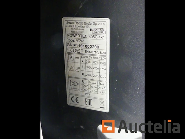 Lasapparaat lincoln electric 305c powertech - afbeelding 8 van  8