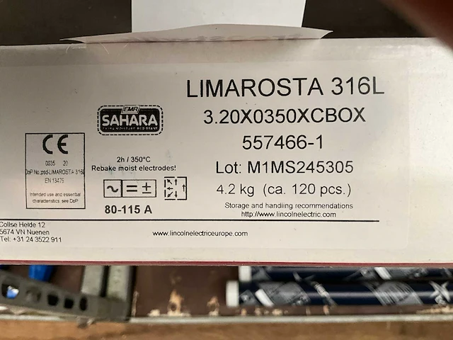 Laselectrodes lincoln.limatrosta,316l. - afbeelding 2 van  2