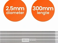 Laselektrode 50 stuks 2,5mm - afbeelding 2 van  2