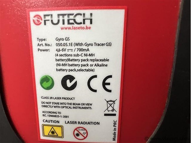Laser, fabr. futech, gyro gs - afbeelding 2 van  3