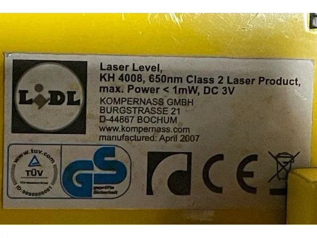 Laser lidl - afbeelding 3 van  5