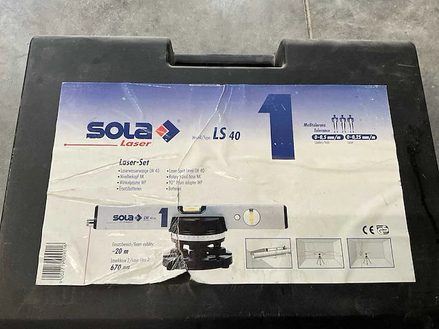 Laser-set sola ls40 - afbeelding 1 van  3