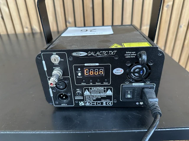 Laser showtec galactic txt - afbeelding 2 van  2