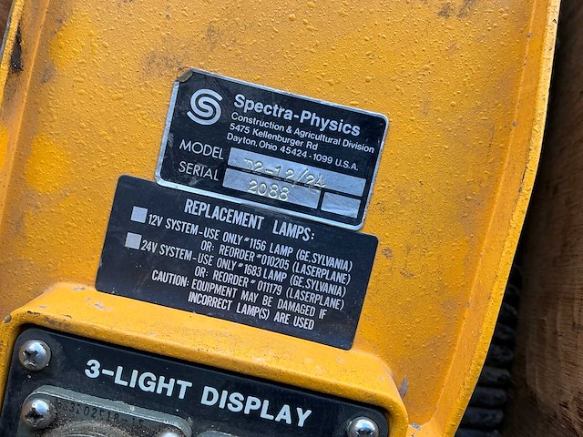 Laserplane spectra physics d2 12/24 bouwlaser ontvanger - afbeelding 3 van  4