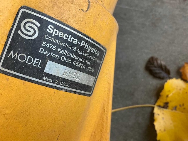 Laserplane spectra physics mm2m bouwlaser mast - afbeelding 3 van  3