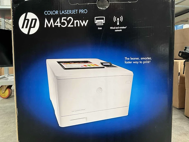 Laserprinter hp laserjet pro m452nw - afbeelding 1 van  7