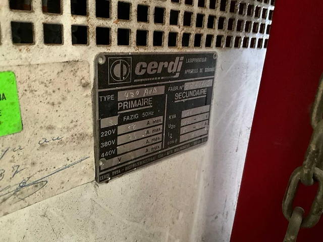 Lasmachine cerdi cerdimatic 420 aob - afbeelding 6 van  6