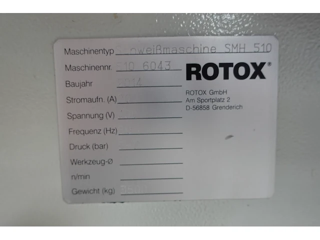 Lasmachine rotox - afbeelding 7 van  7