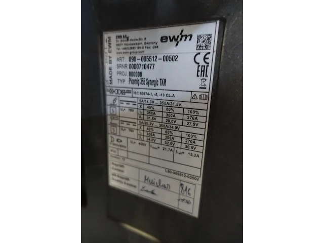 Laspost halfautomaat ewin - afbeelding 3 van  4