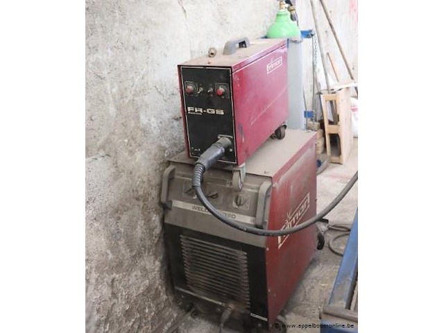 Lastafel vv laspparaat frimont 320 zn ?????, toebhoren en lasscherm - afbeelding 4 van  7