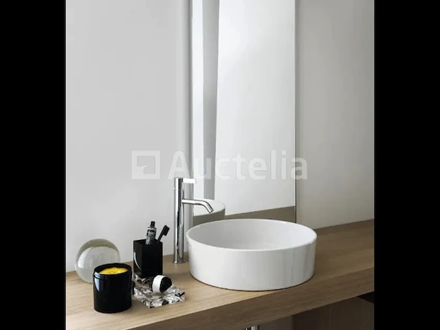 Laufen kartell - waskom 75x35 cm, diameter 42 cm, saphirkeramik, wit (nr. 15-11) - afbeelding 1 van  3
