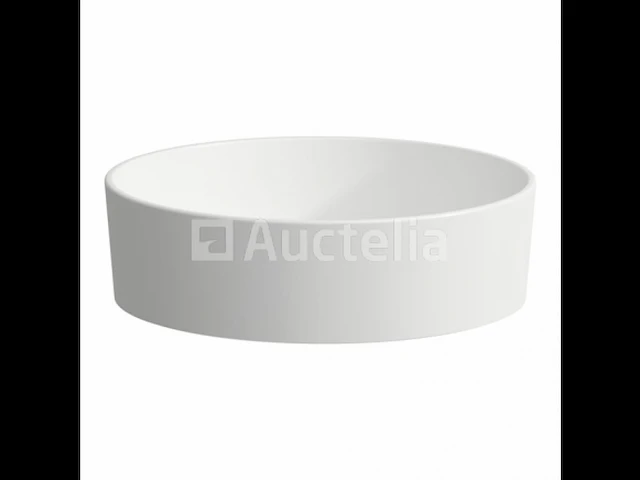Laufen kartell - waskom 75x35 cm, diameter 42 cm, saphirkeramik, wit (nr. 15-11) - afbeelding 2 van  3