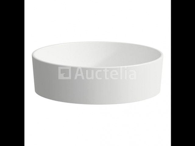 Laufen kartell - waskom 75x35 cm, diameter 42 cm, saphirkeramik, wit (nr. 15-11) - afbeelding 1 van  3