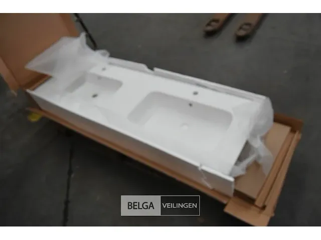 Lavabo 2 bakken afm ± 1,60x51 - afbeelding 3 van  3