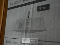Lavabo steen-keramiek l75xb45 cm wit - afbeelding 2 van  2