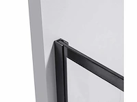Lavinno - 90 bcf - inloopdouche met mat zwart frame - afbeelding 3 van  4