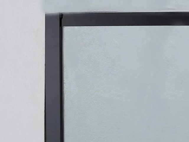 Lavinno - design 90 - inloopdouche met mat zwart frame - afbeelding 3 van  5