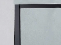 Lavinno - design 90 - inloopdouche met mat zwart frame - afbeelding 3 van  5
