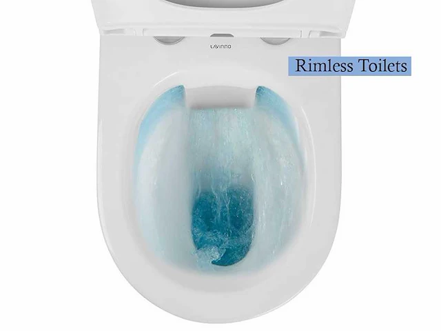 Lavinno - rimless - design wit wc pot - afbeelding 1 van  4