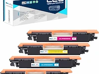 Lcl gereviseerde tonercartridges (4 stuks, magenta zwart cyaan geel) - afbeelding 1 van  5