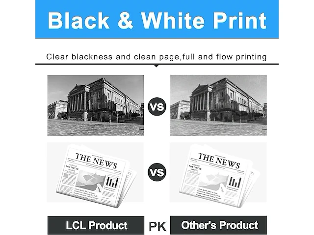 Lcl gereviseerde tonercartridges (4 stuks, magenta zwart cyaan geel) - afbeelding 4 van  5