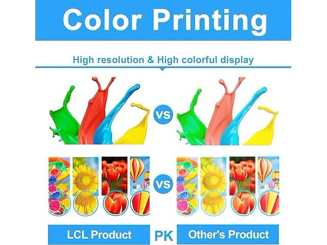 Lcl gereviseerde tonercartridges (4 stuks, magenta zwart cyaan geel) - afbeelding 5 van  5