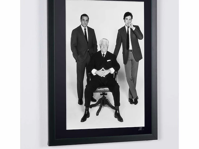 Le clan des siciliens (1969) - alain delon & jean gabin & lino ventura. - fine art photography - luxe houten lijst 70x50 cm - gelimiteerde oplage van 30 stuks - afbeelding 3 van  8