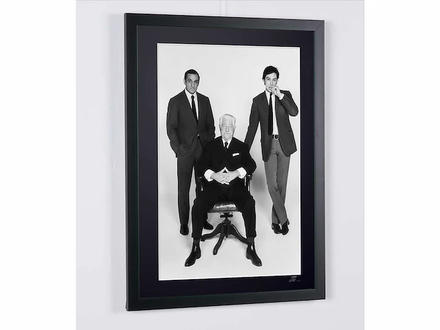 Le clan des siciliens (1969) - alain delon & jean gabin & lino ventura. - fine art photography - luxe houten lijst 70x50 cm - gelimiteerde oplage van 30 stuks - afbeelding 4 van  8