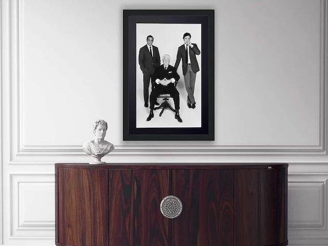 Le clan des siciliens (1969) - alain delon & jean gabin & lino ventura. - fine art photography - luxe houten lijst 70x50 cm - gelimiteerde oplage van 30 stuks - afbeelding 8 van  8