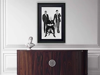 Le clan des siciliens (1969) - alain delon & jean gabin & lino ventura. - fine art photography - luxe houten lijst 70x50 cm - gelimiteerde oplage van 30 stuks - afbeelding 8 van  8