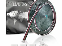Leadtops 10 m rgbw 5-pins uitbreidingskabel - afbeelding 1 van  4