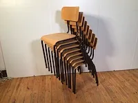 Lecluyse la toupie schoolstoelen (8x) - afbeelding 1 van  7