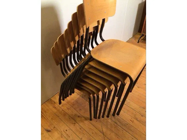 Lecluyse la toupie schoolstoelen (8x) - afbeelding 3 van  7