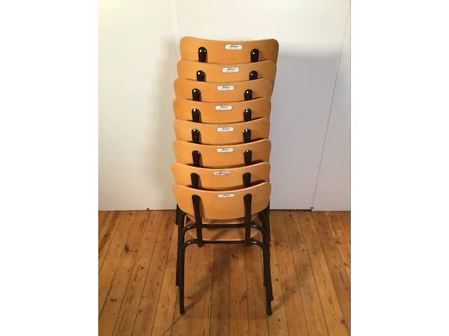 Lecluyse la toupie schoolstoelen (8x) - afbeelding 4 van  7