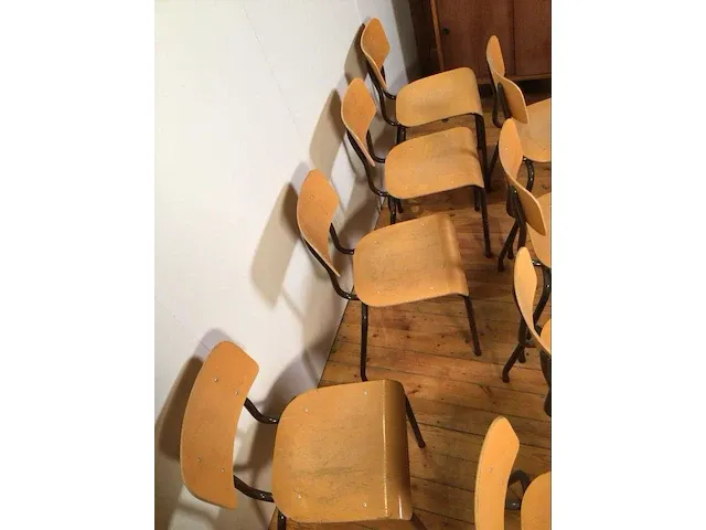 Lecluyse la toupie schoolstoelen (8x) - afbeelding 6 van  7