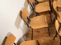 Lecluyse la toupie schoolstoelen (8x) - afbeelding 6 van  7