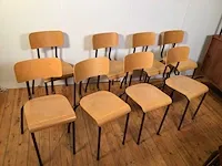 Lecluyse la toupie schoolstoelen (8x) - afbeelding 7 van  7