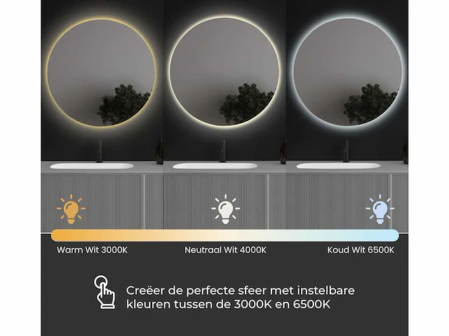 Led 40 oval - badkamerverlichting - afbeelding 2 van  2