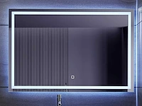 Led badkamerspiegel - 120 x 80 cm - anti-condens - dimbaar - afbeelding 1 van  9