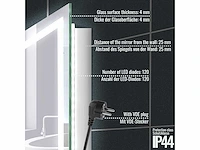 Led badkamerspiegel - 120 x 80 cm - anti-condens - dimbaar - afbeelding 8 van  9