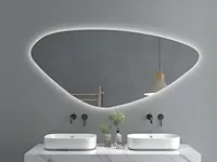 Led badkamerspiegel 160x79 cm met ant-condens nieuw - afbeelding 2 van  4