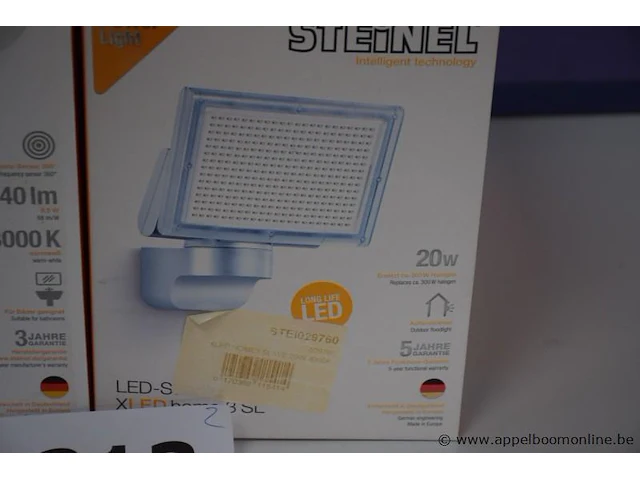 Led buitenstraler steinel plus led wand-/plafondlamp met sensor - afbeelding 3 van  3