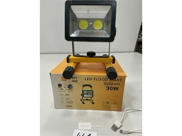 Led draagbare werklamp 30w 2400lumen outdoor - afbeelding 3 van  3