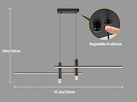 Led-hangkroonluchter - afbeelding 2 van  4