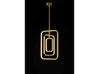 Led hanglamp – 5835/3 – 45w – goud – in hoogte verstelbaar – rechthoekig ontwerp - afbeelding 2 van  2