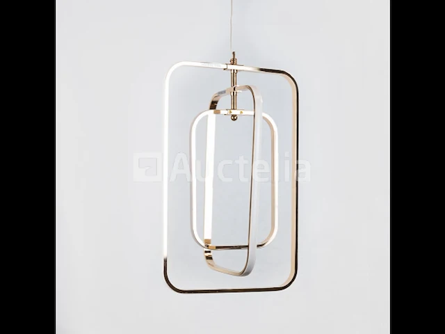 Led hanglamp – 5835/3 – 45w – zilver – in hoogte verstelbaar – rechthoekig design - afbeelding 1 van  3