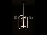 Led hanglamp – 5835/3 – 45w – zilver – in hoogte verstelbaar – rechthoekig design - afbeelding 2 van  3