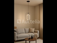 Led hanglamp – 5835/3 – 45w – zilver – in hoogte verstelbaar – rechthoekig design - afbeelding 1 van  3