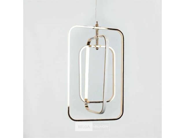 Led hanglamp – 5835/3 – 45w – zilver – in hoogte verstelbaar – rechthoekig design - afbeelding 4 van  4